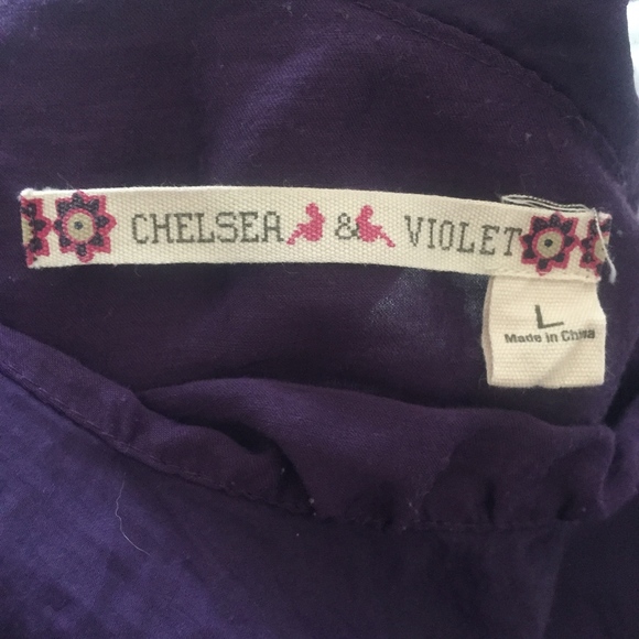 Chelsea & Violet Purple off-shoulder dress - Picture 3 of 5